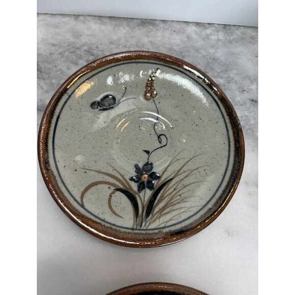 XOCHIQUETZAL Tonala Butterfly 4 Cups & Saucers by Teresa Duran Mexican Pottery - Picture 12 of 15